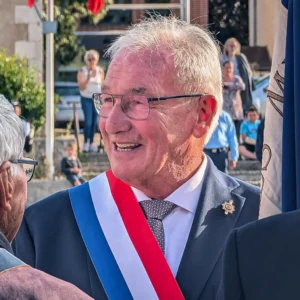 Daniel Grenon, député de l’Yonne lors d’une cérémonie républicaine en 2024